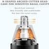 Datianu Ear and Nose Hair Trimmer for Men and Women Professional Clipper USB Rechargeable, Waterproof Dual Edge Blades for Easy Cleansing view 4