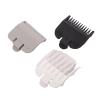 3pcs/Set 1.5mm/3mm/4.5mm Universal Hair Clipper Limit Comb Guide Attachment Barber Replacement Black White Gray view 2