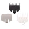 3pcs/Set 1.5mm/3mm/4.5mm Universal Hair Clipper Limit Comb Guide Attachment Barber Replacement Black White Gray view 3
