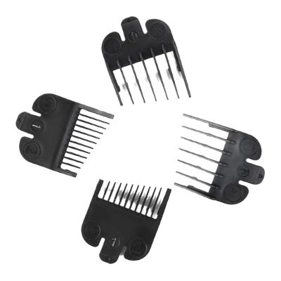 4Pcs Hair Clipper Limit Comb Guide Limit Comb Trimmer Guards Attachment Universal