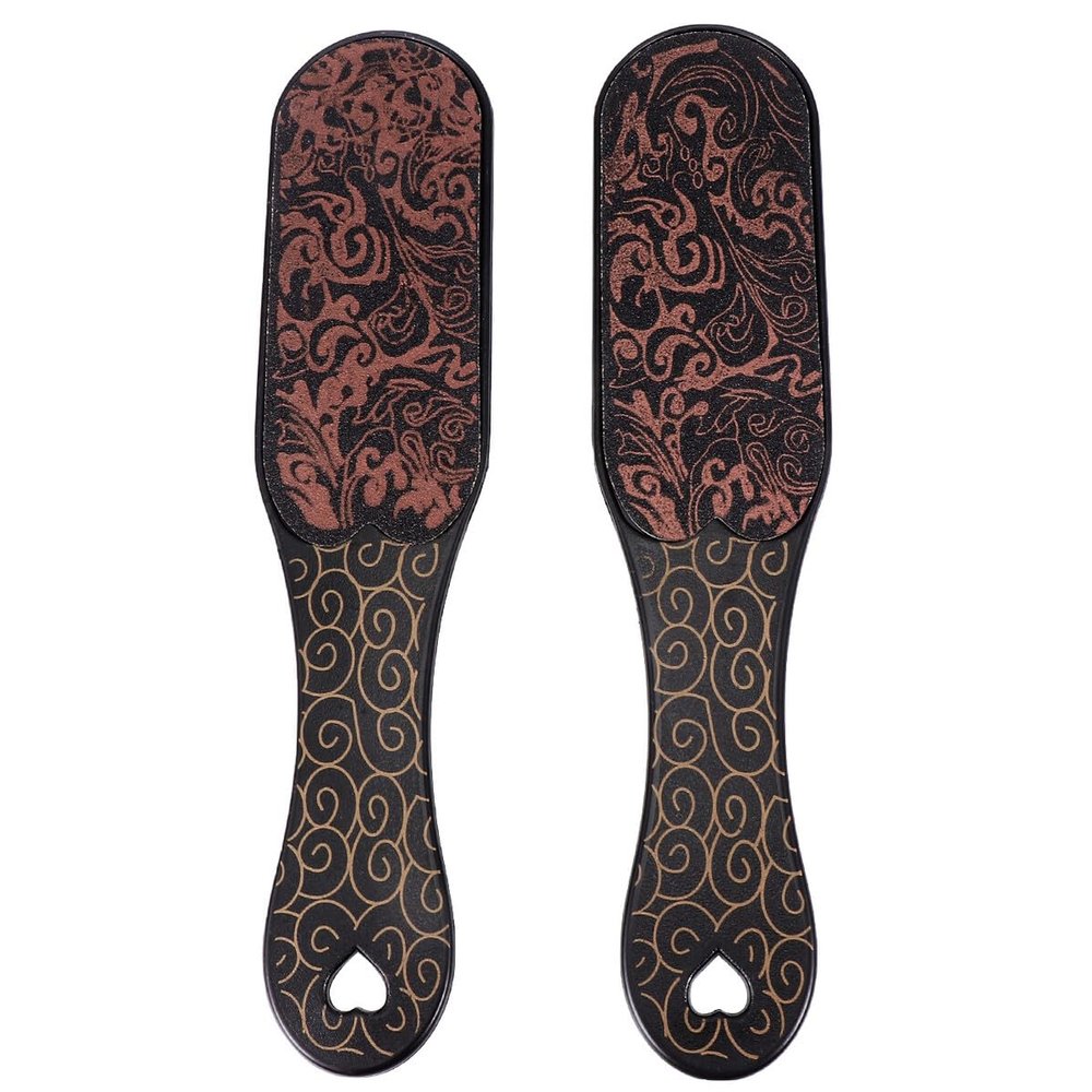 ARTSEWPLY 2pcs Foot File Plastic Callus Remover for Feet Pedicure Tool Exfoliating Dead Skin Remover for Home and Salon Use