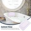 KALLORY Breathable Soft Padded Bathtub Pillow with Suction Cups for Head Neck Rest Tub Accessory Comfortable Spa Bath Cushion for Bathtubs view 3