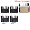 4 Pcs Guide Combs Hair Trimmer Clipper Limit Comb Cutting Guide Replacement Tool Attachment Size Barber Replacement view 3
