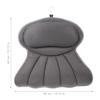 Toyvian Mesh Bath Pillow with Strong Suction Cups for Bathtub Neck Support Grey Tub Cushion Comfortable Spa Pillow for Home Bathroom Relaxation view 2