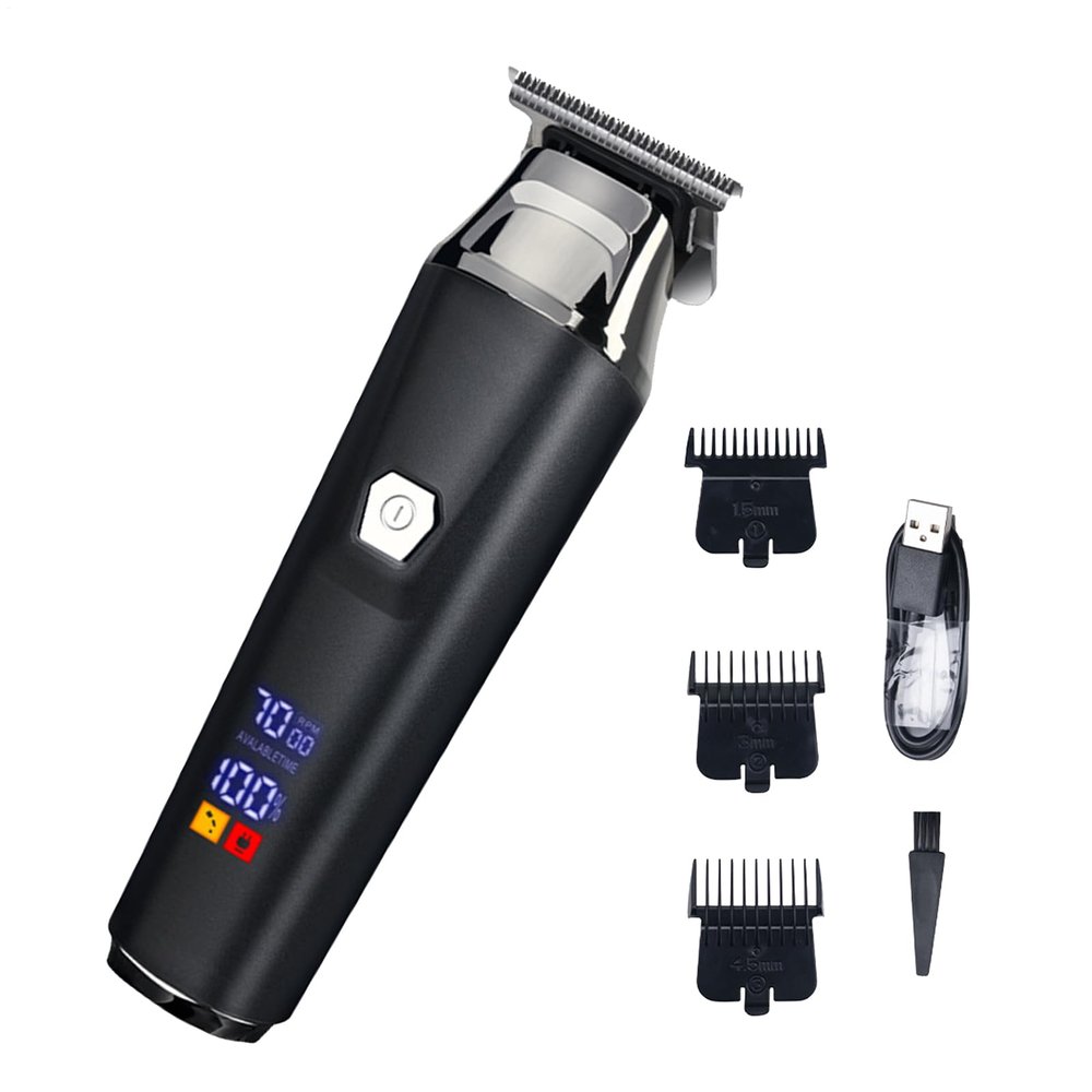 Beard Trimmer - Rechargeable Hair Trimmer, Hair Clippers for Men, Electric Shavers for Men | | Electrical Shaver with Accessories | Fors Dad Boyfriend Grandpa Beard Personal Grooming