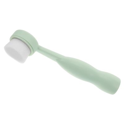 DOITOOL Multi-use Facial Cleansing Brush with Ergonomic Handle for Deep Exfoliation Gentle Massaging Makeup Removal Compact Travel-Friendly Face Wash Scrubber for Women Daily Skincare