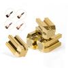 OSOLADY Golden Eyebrow Pencil Sharpener with Shaving Collection Compartment Makeup Eyeliner Sharpener for Small Cosmetic Pencils Compact and Lightweight Accessory view 4