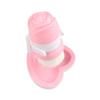 Alipis Double-Headed Manual Facial Brush for Deep Cleansing and Exfoliation Skin Scrubber with Soft Bristles Portable Face Cleanser for Sensitive Skin Travel-Friendly Pink PVC Boxed view 1