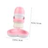 Alipis Double-Headed Manual Facial Brush for Deep Cleansing and Exfoliation Skin Scrubber with Soft Bristles Portable Face Cleanser for Sensitive Skin Travel-Friendly Pink PVC Boxed view 2