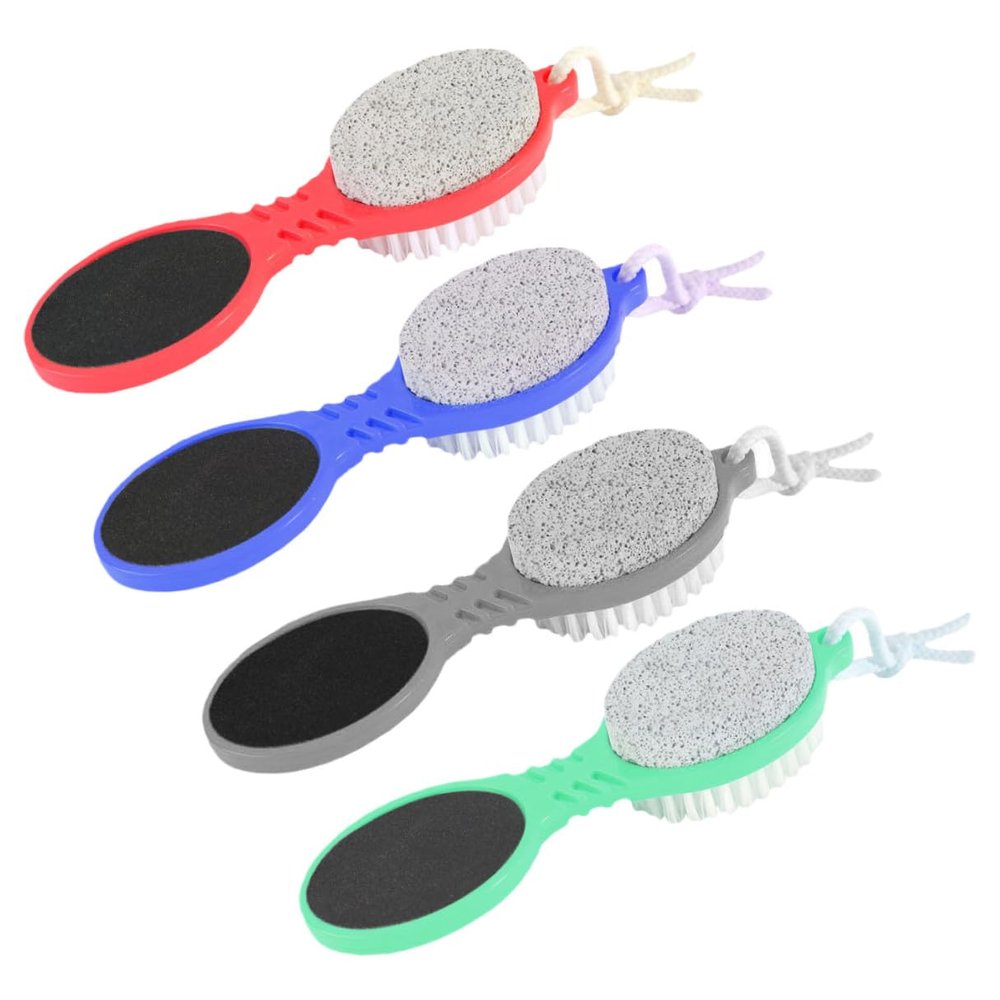 ARTSEWPLY 4Pcs Foot Pedicure Tool Callus Remover Foot File for Dead Skin Removal Exfoliating Scrubber with Safe Skin-Friendly Material