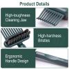 NGOKPYD 2-in-1 Hair Brush Cleaner, Comb Cleaner with Dense Bristles & Claws, Efficiently Removes Hair & Dirt,Suitable for travel, salons, home, and commercial settings (1 Pack-Green) view 3