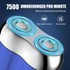 Electric Mini Portable Razor, 2026 New 2 in 1 Model Mini Dual-Head Electric Shaver, Rechargeable Waterproof Compact Electric Shaver for Men (Green) view 3