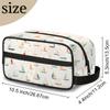 Adornori Sailing Cute Sailboat Travel Toiletry Bag for Women Waterproof Makeup Cosmetic Organizer Case Travel Essentials view 2