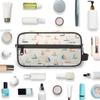Adornori Sailing Cute Sailboat Travel Toiletry Bag for Women Waterproof Makeup Cosmetic Organizer Case Travel Essentials view 4