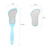 Alipis Sky-Blue Foot Callus Remover Manual Pedicure Rasp Exfoliator for Hard Cracked Skin Softening Feet Care Tool for Men Women Elders Easy One-Hand Use view 2