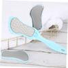 Alipis Sky-Blue Foot Callus Remover Manual Pedicure Rasp Exfoliator for Hard Cracked Skin Softening Feet Care Tool for Men Women Elders Easy One-Hand Use view 4