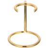 Toyvian Metal Shaving Brush Stand with Razor Holder Nonslip Base for Home and Salon Natural Upside-down Drying Rack Compact Storage Organizer for Men Shaving Tools view 1