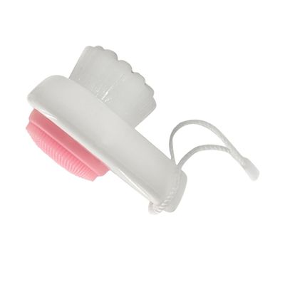 Alipis Double-Sided Silicone Face Scrubber Brush for Men Women Soft Massage Exfoliating Facial Cleansing Tool with Ergonomic Handle for Deep Pore Cleaning and Skin Care