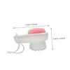 Alipis Double-Sided Silicone Face Scrubber Brush for Men Women Soft Massage Exfoliating Facial Cleansing Tool with Ergonomic Handle for Deep Pore Cleaning and Skin Care view 2