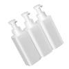 SIXRUN Manual Hand Wash Dispenser, Wall Mount 3 Chamber Container Leakproof Pump Extended Outlet with c for Home Kitchen and Bathroom (White) view 4