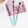 3Pcs Eyeshadow Brush Set Portable Eye Brushes Eye Makeup Eyeliners Eyebrow Applicator For Travel Home Eyeshadow Makeup Brushes view 3