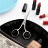 Professional Stainless Steel Grooming Scissors, Small Precision Beauty Trimming Shears for Makeup, Cosmetics, Facial Hair view 3