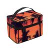 GDSHJKLW Cosmetic Bags For Women, Large Capacity Travel Makeup Bag Organizer Storage Waterproof Toiletry Pouch With Zipper And Carry Handle Palm Tree Summer Sunset Portable Cosmetic Bag view 2