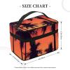 GDSHJKLW Cosmetic Bags For Women, Large Capacity Travel Makeup Bag Organizer Storage Waterproof Toiletry Pouch With Zipper And Carry Handle Palm Tree Summer Sunset Portable Cosmetic Bag view 4