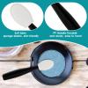 50 Pcs Eyeshadow Applicators, Double-Side Disposable Sponge Tip Cosmetic Brushes Mini Eye Shadow Applicator Sticks, 1.9 Inch Reusable Short Handle Portable Travel Makeup Tools for Eye Shadow, Cream view 2
