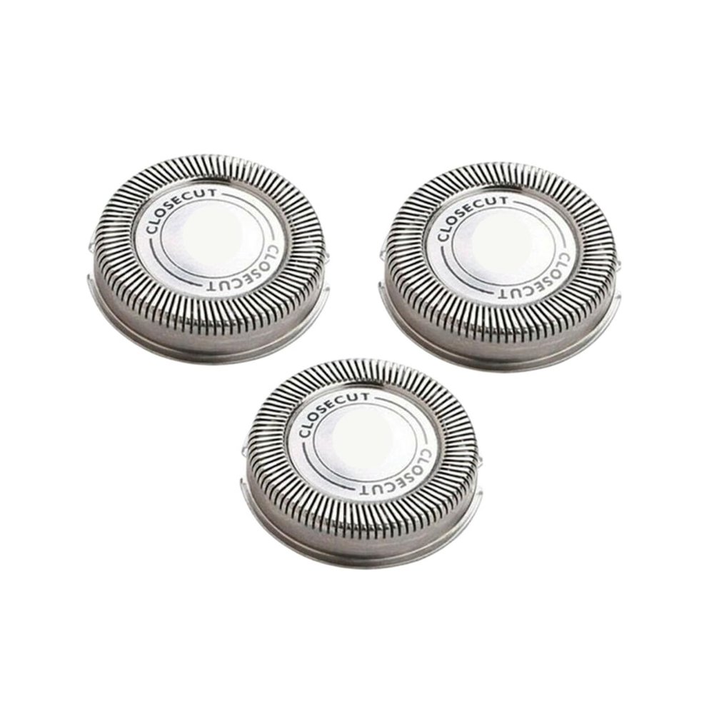 3pcs Replacement Shaver Head Compatible For Philips HQ4+ HQ3 HQ56 HQ55 HQ6843 HQ300 HQ64 HQ916 HQ6695 HQ912 HQ988 CloseCut Shaver Heads