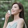 Culnflun Facial Steamer, Handy Mini Mister, Cute Animal Facial Mist Sprayer USB Rechargeable Mist Sprayer 35ml Visual Water Tank Moisturizing Hydrating for Face (White) view 3