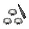 3 Pcs Replacement Shaver Head Razor Blade,Compatible For Philips Norelco HQ3 HQ4 HQ55 HQ56 HQ5812 HQ6874 HQ6868 HQ6900 view 3