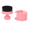 GEERYZHE Nail Dust Brush Art Dust Cleaner Brush Powder Remover with Soft Synthetic Fibers Clean Up Tools for Acrylic Nail Salon Manicure Makeup Professional Use (Roseate) view 1