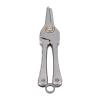 Zerodis Alloy Nose Hair Scissors Nose & Ear Hair Trimmers Keychain Trimmer Multipurpose Mustache Eyebrow Sideburn Eyelash Portable Keyring Design for Men and Women view 3