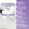 BeeFriendly Organic Corrective Cream, USDA Certified Face Moisturizer Rich Anti Aging Night Cream For Sensitive Skin Aids With Fine Lines, Wrinkles, Crows Feet, Eyes, Face, Neck 4 oz (2 Jars in box) view 3
