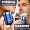 2026 New Upgrade Pocket Shaver, Rechargeable Waterproof Gradientis Color Mini Electric Shavers for Men, Mini Portable Electric Shaver, Upgrade Pocket Shaver Razors Men (Green) view 3