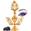 100% Natural Eyeliner Surmadani Kajal Holder  Handmade Arabic Eyeliner Pot, Long-Lasting & Smudge-Proof, Engraved Decorative Case, Traditional Showpiece (Empty Bottle, 12 cm) For Unisex Adult view 1