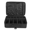 ChiweiJ Hairdressing Tool Storage, Portable Tool, L Capacity Ox Fabric Cosmetic Storage with Shoulder Strap for Salon, Travel, Home Use view 2