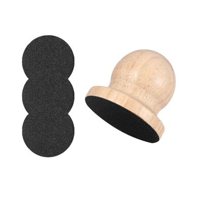 1pc Dog Nail File for Dogs, Scratch Square for Dogs Stress Free Nail File (Wooden Color)