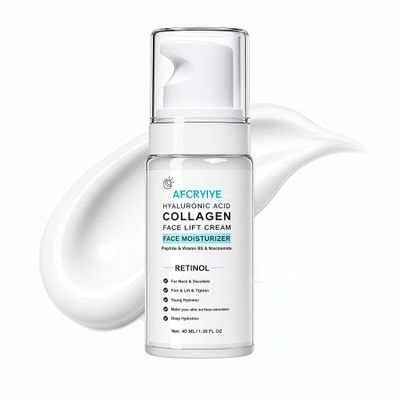 Neck Firming Cream with Retinol & Peptides | 6-in-1 Anti-Aging Moisturizer | Tighten & Lift Face & Neck | Fast-Absorbing, Smooths Visible Lines | Perfect Valentine's Day Gift for Her, 40ml