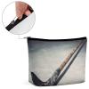 LPSBVNM Hockey Stick Cosmetic Bag Travel Makeup Bags Zips Shut Portable Make Bag Leather Cosmetic Pack for Women view 4