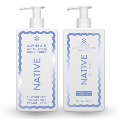 Native Holiday Limited Edition Alpine Air Moisturizing Shampoo and Conditioner - 16.5 fl oz - Pack Of 02
