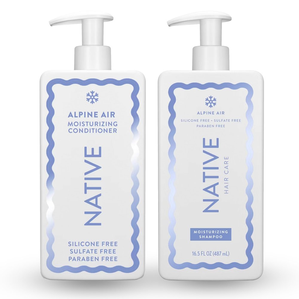 Native Holiday Limited Edition Alpine Air Moisturizing Shampoo and Conditioner - 16.5 fl oz - Pack Of 02