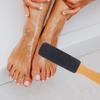 ABOOFAN 2pcs Double-Sided Wooden Handle Foot Scrubber Pedicure Foot File for Hard Skin Callus Remover for Men Women Elderly Skin-Friendly Easy to Clean Dead Skin Remover view 3