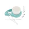 ABOOFAN 2pcs Facial Cleansing Brush Soft Bristles Manual Face Scrubber Exfoliating Cleaning Brushes for Makeup Dirt Oil Removal Compact Travel for Women view 2