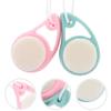 ABOOFAN 2pcs Facial Cleansing Brush Soft Bristles Manual Face Scrubber Exfoliating Cleaning Brushes for Makeup Dirt Oil Removal Compact Travel for Women view 4