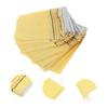ABOOFAN 20Pcs Dual-sided Exfoliating Gloves for Shower Bath Deep Dead Skin Remover Mitts Comfortable Bathing Scrub Gloves for Body Care and Spa Use Khaki view 4