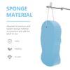 ABOOFAN 2pcs Double-Sided Bath Sponges for Exfoliating Gentle Skin Cleansing Compact Adult Shower Accessories in Blue Gray Lightweight for Home Travel Hotel Use view 3