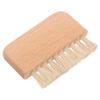 KALLORY Portable Wooden Handle Nail Brush with Natural White Boar Bristles for Fingernail and Toenail Cleaning Compact Lightweight Design for Gentle and Nail Dust Removal Suitable for view 1
