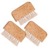 ABOOFAN 3pcs Nail Cleaning Brush with Stiff Boar Bristles for Fingernail and Toenail Scrubbing Portable Lightweight Nail Scrubber for Hand Foot and Cuticle Care view 1